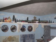 How To Make A Toy Train Track Suspended From Ceiling Ehow Ceiling Loop One Track Or Two O Gauge Railroading On Line Forum