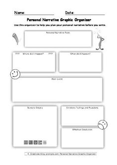 narrative essay graphic organizer