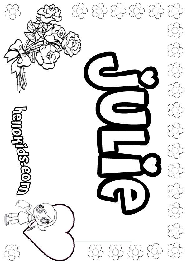 Coloring Hellokids Ausmalen Kostenlos Namen Ausdrucken Nomes Trabalhos