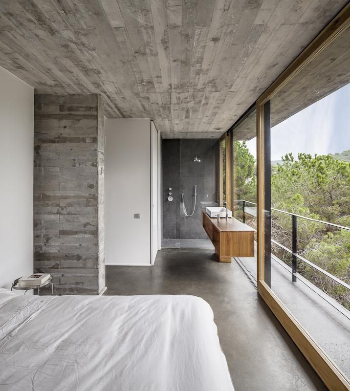 14 Best Concrete Ceiling Images On Architects Bedroom Bathroom Concrete Home In Sant Pol De Mar Spain