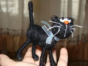 Котенок из проволоки своими руками 64