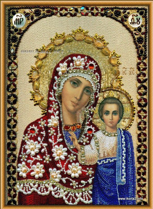 Икона Божьей Матери сделано своими руками Икона Божьей Матери сделано своими руками