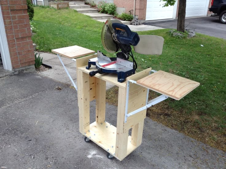 47 Best Saw Stands Images On Work Benches Workbenches A Mobile Miter Saw Stand