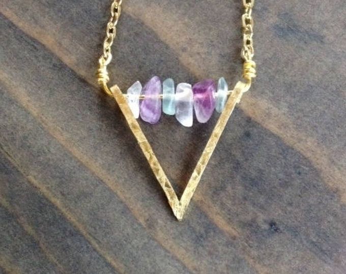 Minimalist DIY Chevron Wire Necklace pics Minimalist DIY Chevron Wire Necklace images