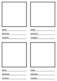 make your own passport template barca fontanacountryinn com passport picture template