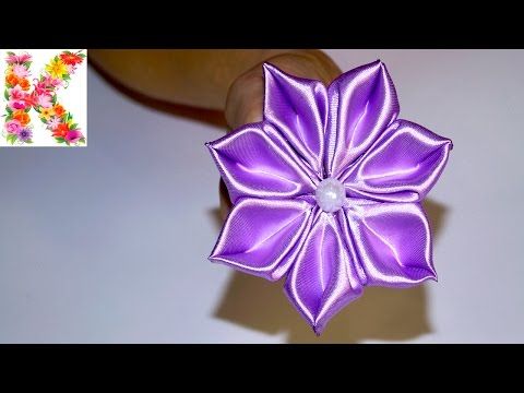 Цветы из атласных лент своими руками мастер класс для начинающих канзаши 13