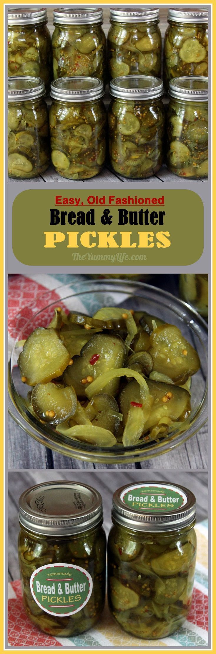 Old fashioned bread and butter pickles Old fashioned bread and butter pickles