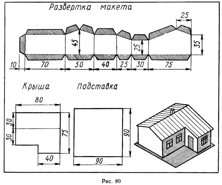 Как сделать здание из бумаги своими руками 4