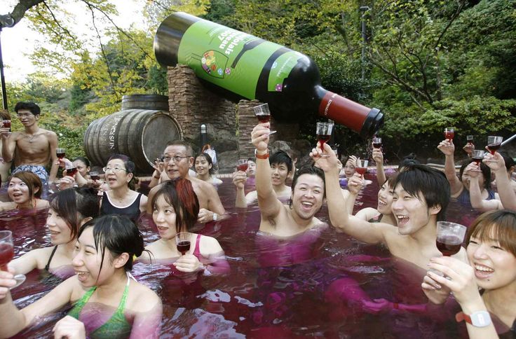This Japanese Spa Lets You Swim In a Pool of Red Wine forecasting This Japanese Spa Lets You Swim In a Pool of Red Wine forecasting
