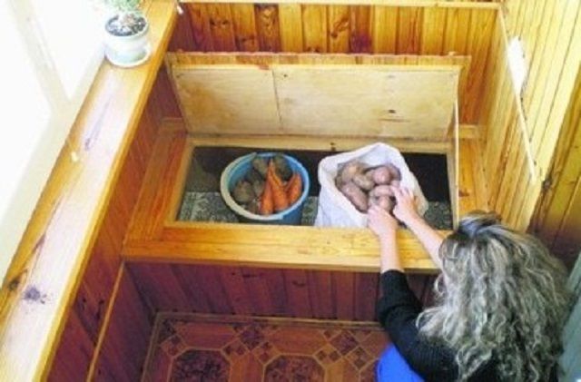 Хранение овощей на балконе зимой своими руками 13