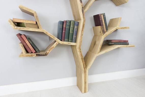 The Elm Tree Bookshelf | Etsy