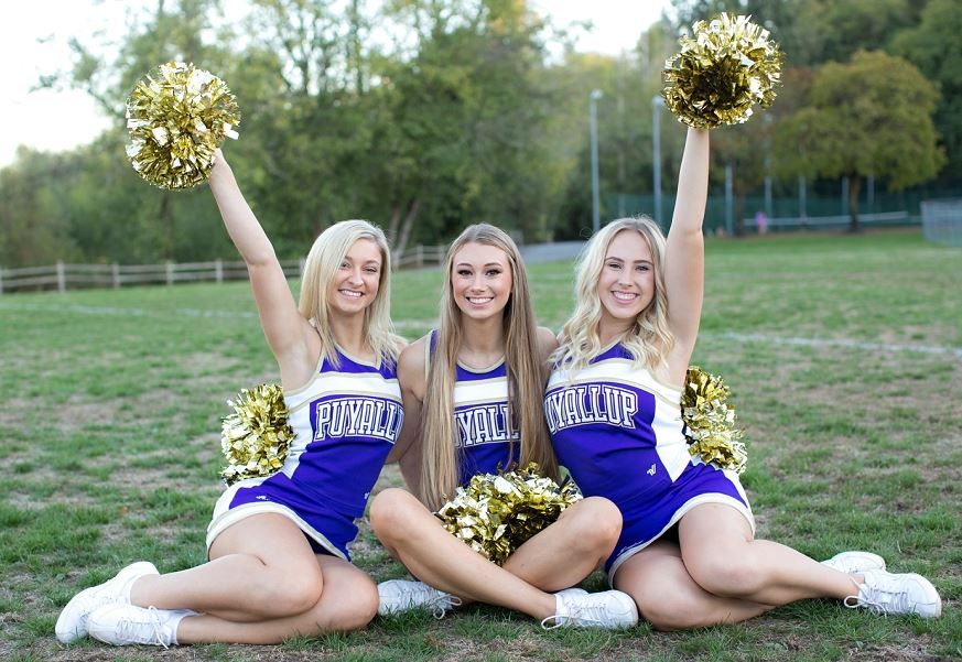 Cheerleader threesome