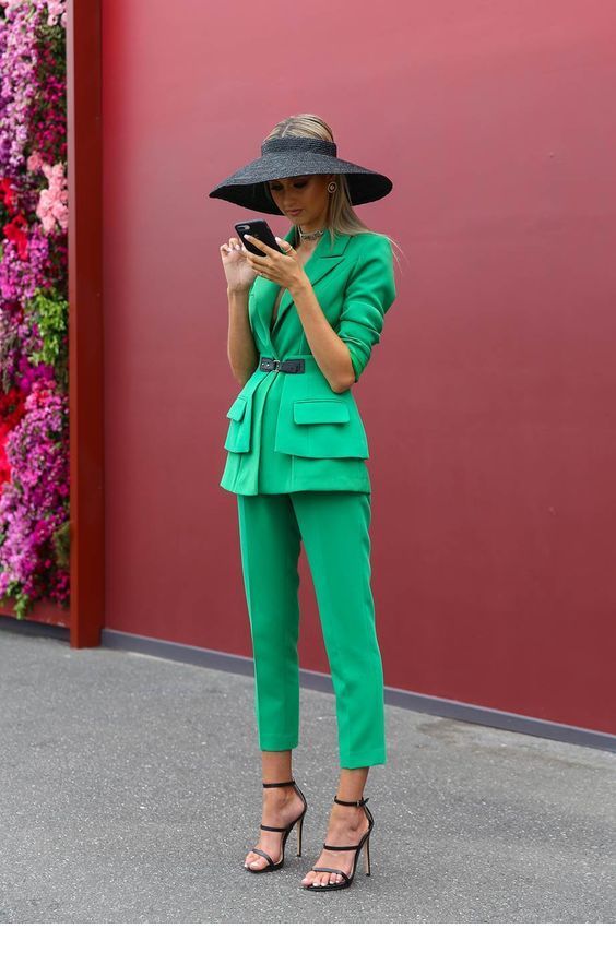 Classy green suit Classy green suit