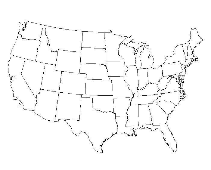 Printable Blank Western States 0453c17d29a735a0a3e84568b94f33e0