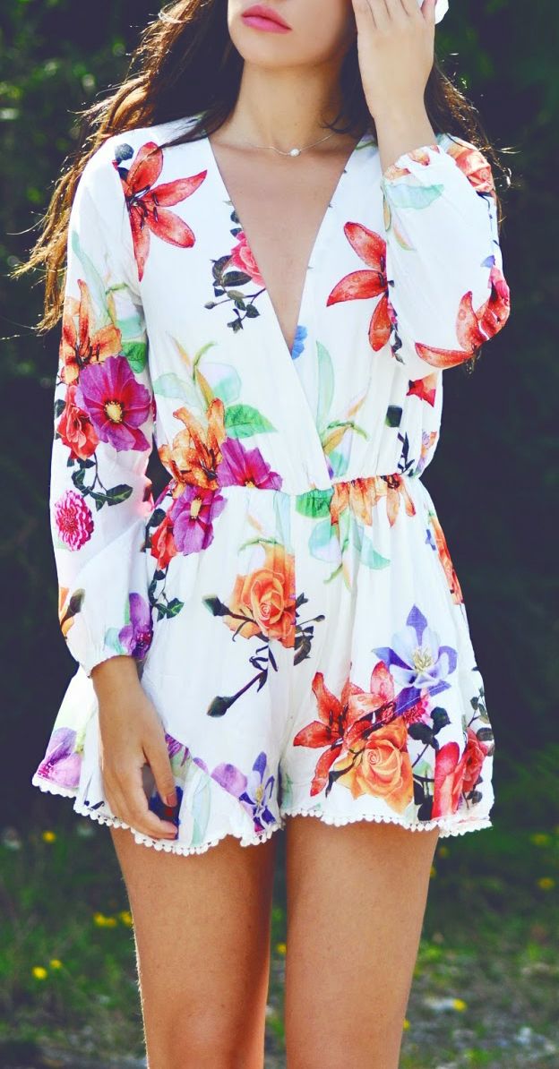 Floral romper Floral romper