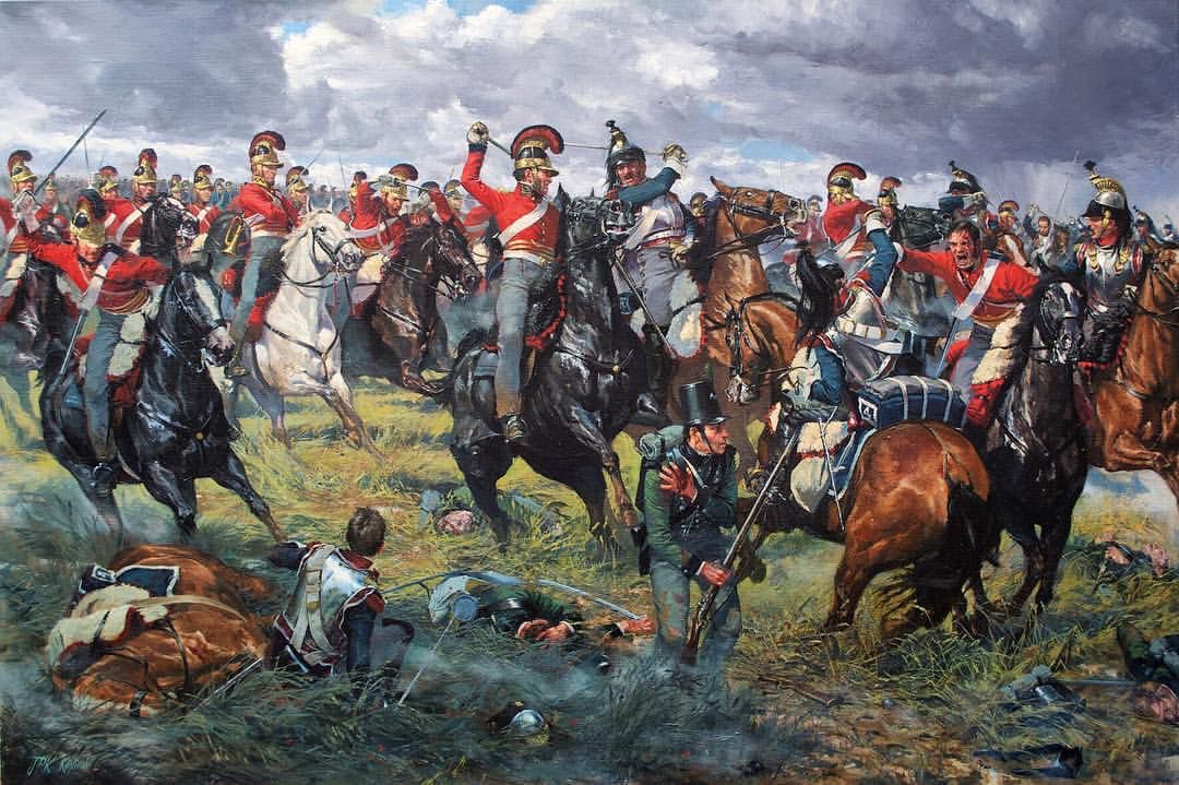 Charge of the British heavy cavalry