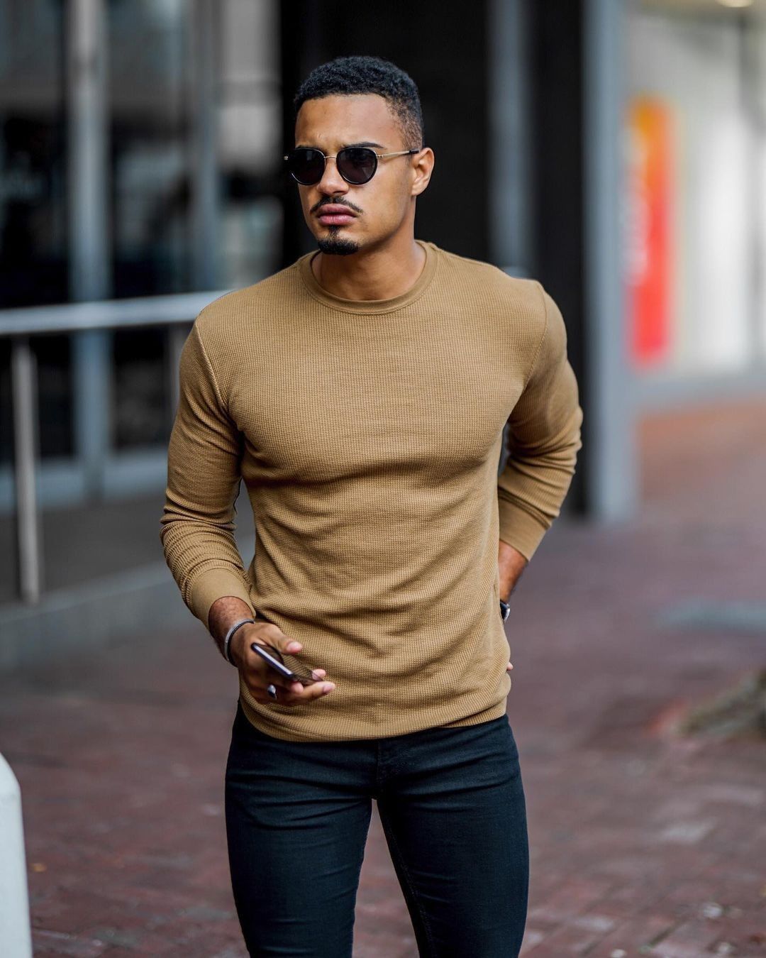 Men's Beige Sweaters