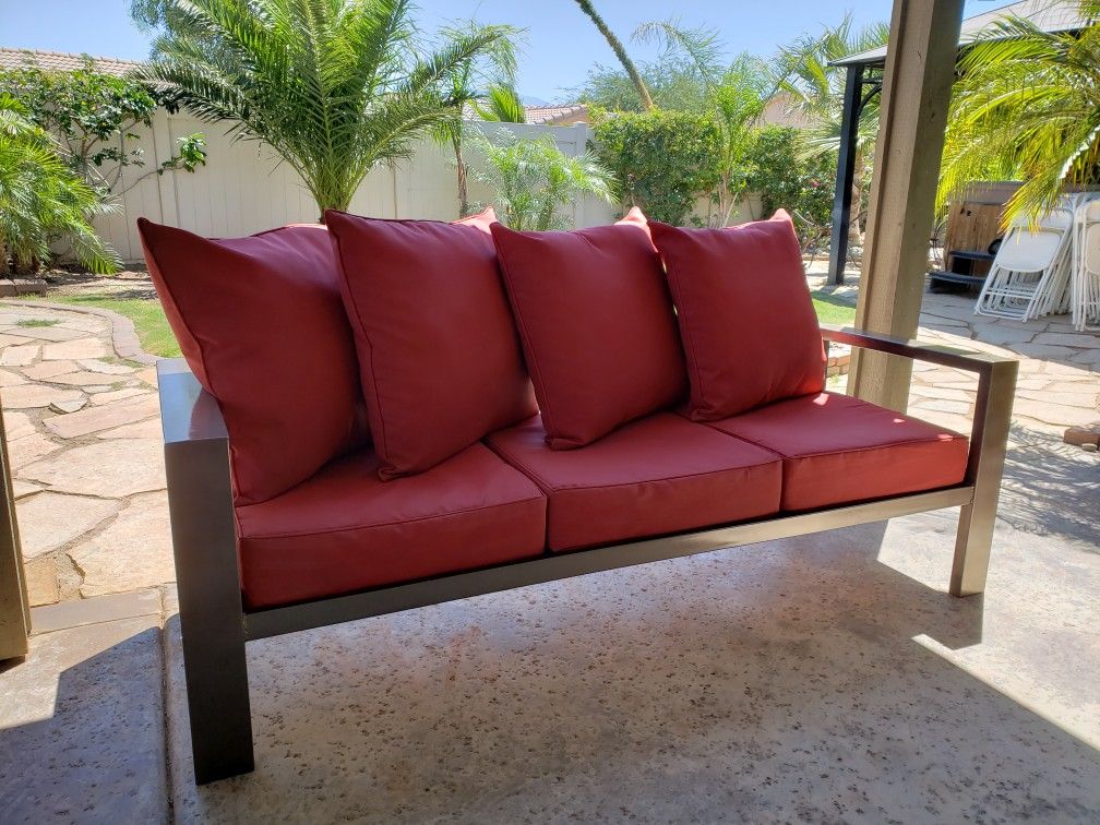 Windham Castings Elysee Casual Metal Cast Aluminum Dining Set By Windham Castings 6783 Garden Patio Furniture Aluminum Patio Furniture Outdoor Furniture Sets