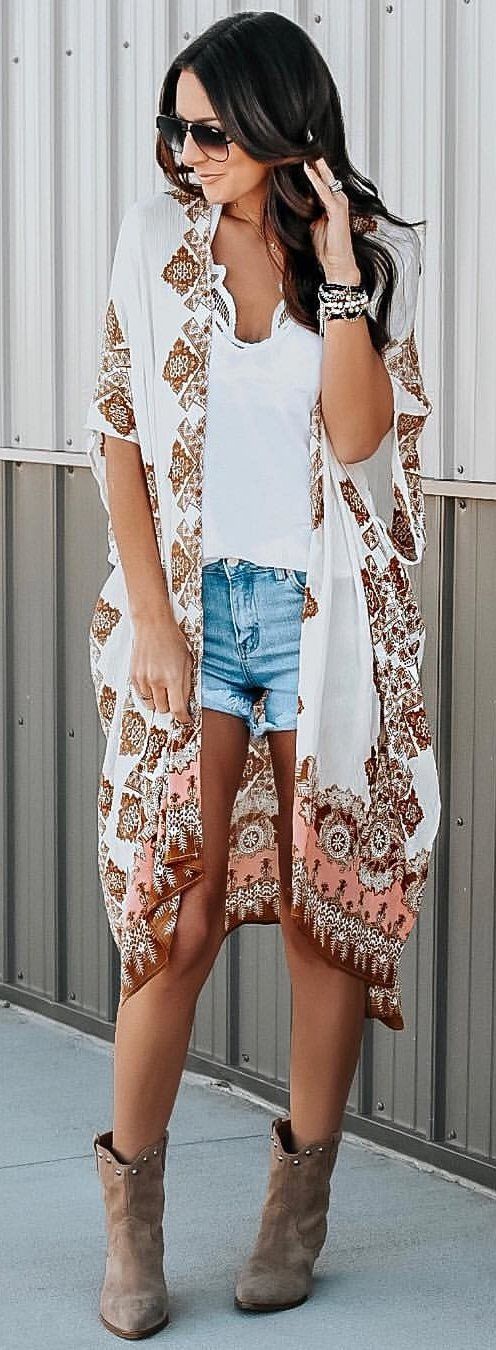 white and brown floral dress #winter #outfits white and brown floral dress #winter #outfits