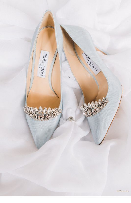 Chic light blue shoes