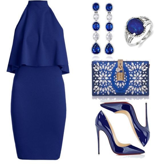 All blue classy style