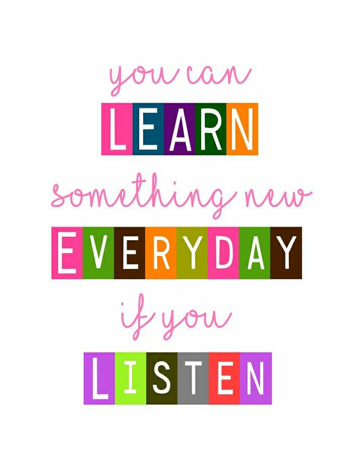 Learn Everyday Learn Something New Everyday Words Learning