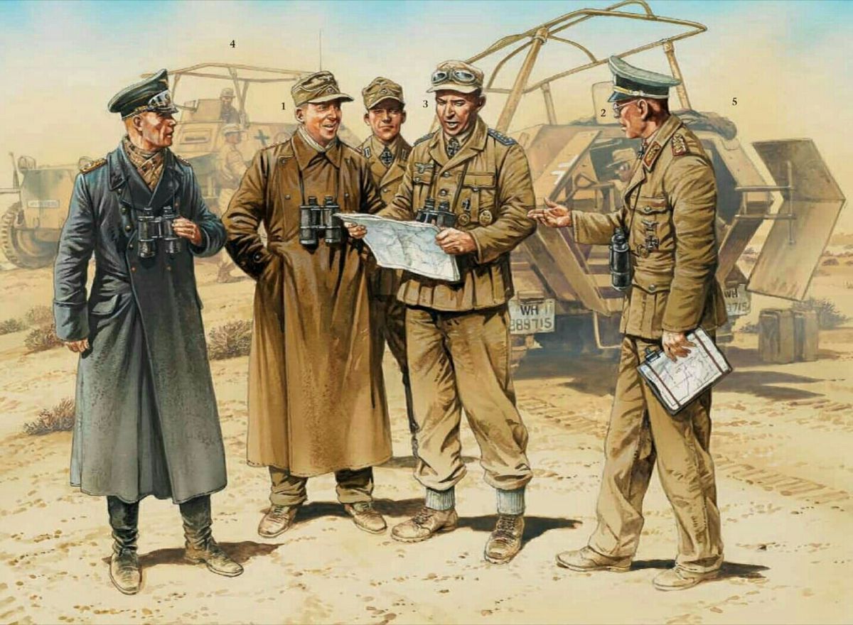 Germans sends Afrika Korps