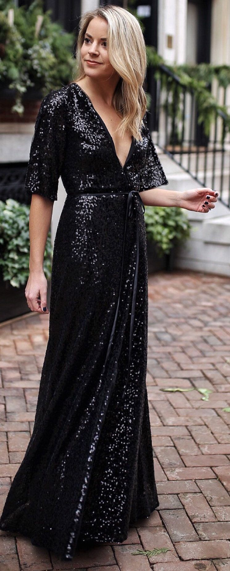 black dress
