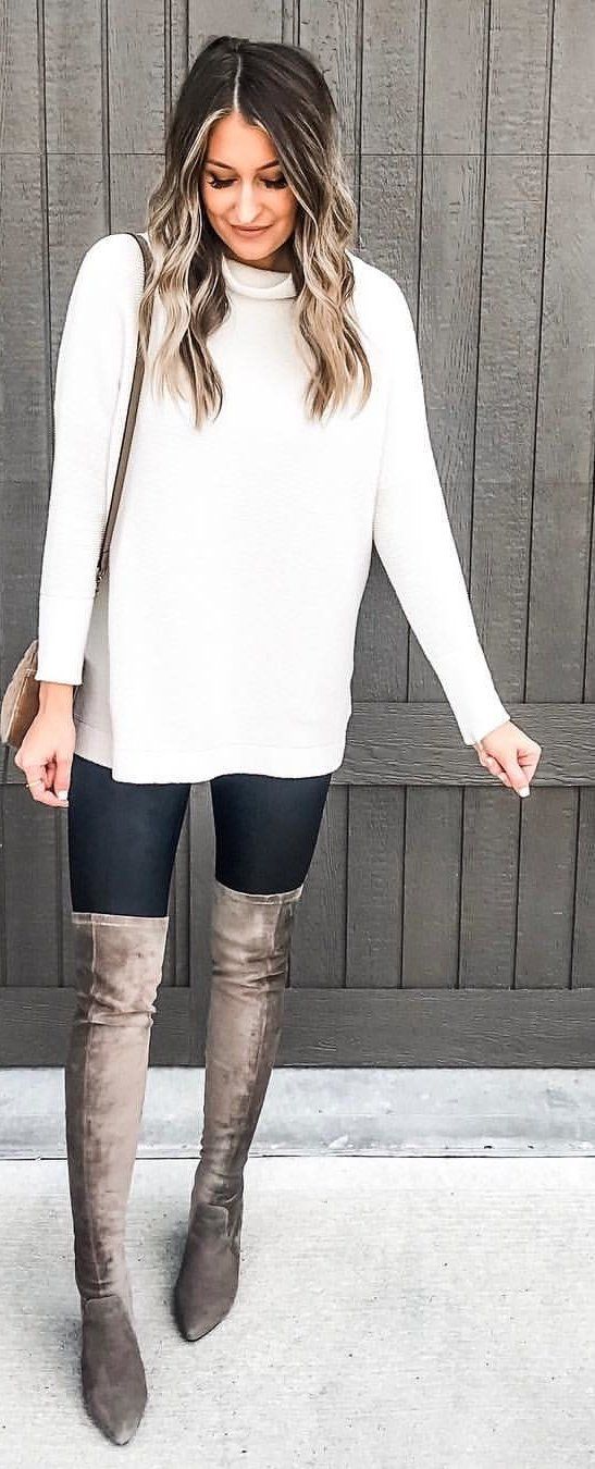 white sweatshirt