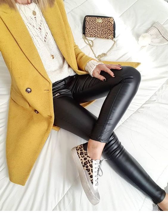 Cool yellow coat for winter Cool yellow coat for winter