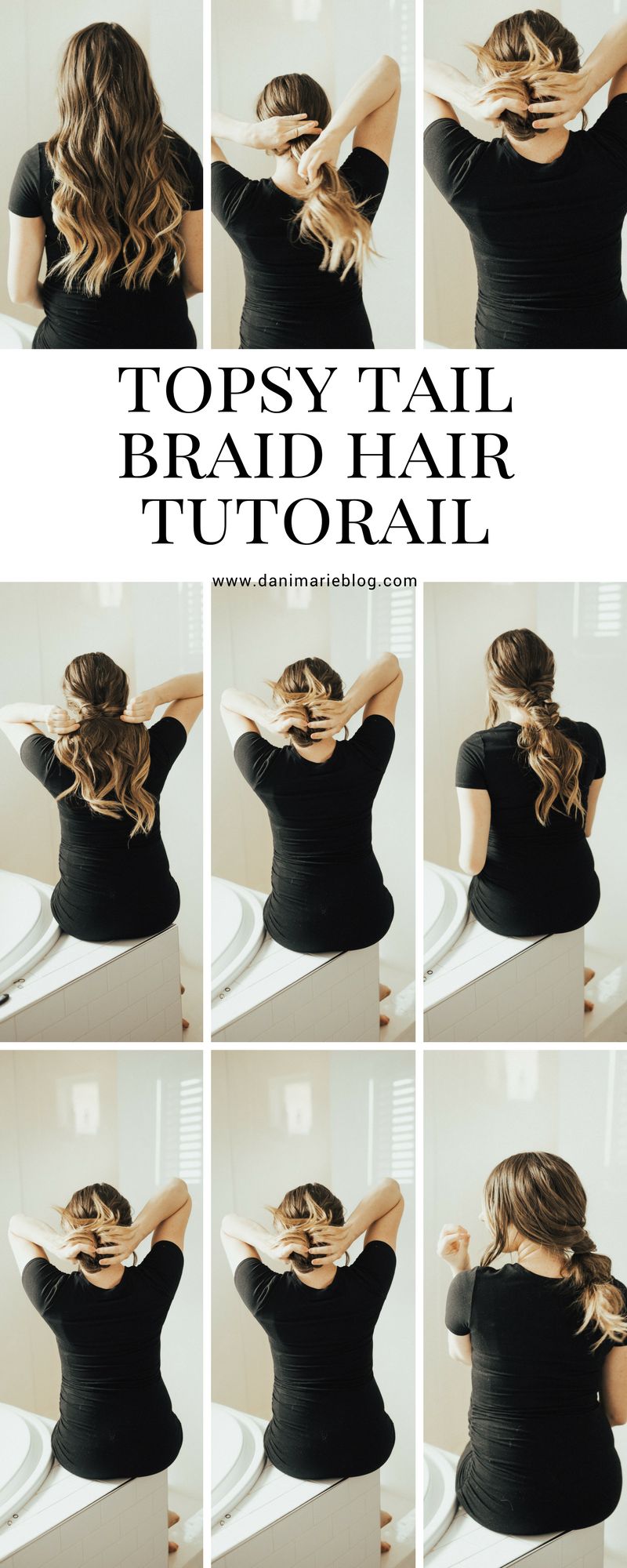 SAVE this right now! Utah Style Blogger Dani Marie is sharing her top simple braid ideas for long hair. #topsytail #hairstyle #hairtutorial #easyhairstyle #updohairstyle #danimarie SAVE this right now! Utah Style Blogger Dani Marie is sharing her top simple braid ideas for long hair. #topsytail #hairstyle #hairtutorial #easyhairstyle #updohairstyle #danimarie