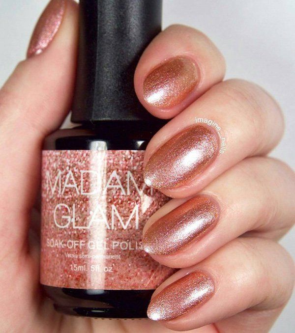 Another shade of color with diamond shine that is inconspicuous. The shape of the nail is good, nicely is standing on a long nail plate, and those who have a wide nail plate it visually narrows. Another shade of color with diamond shine that is inconspicuous. The shape of the nail is good, nicely is standing on a long nail plate, and those who have a wide nail plate it visually narrows.