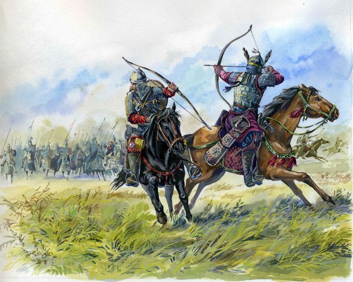War against Pechenegs, Bulgarians, and Byzantine Empire