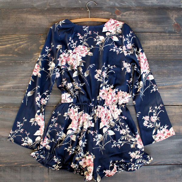 boho chic bohemian hippie gypsy vintage inspired floral romper playsuit dress dresses rompers pants unique