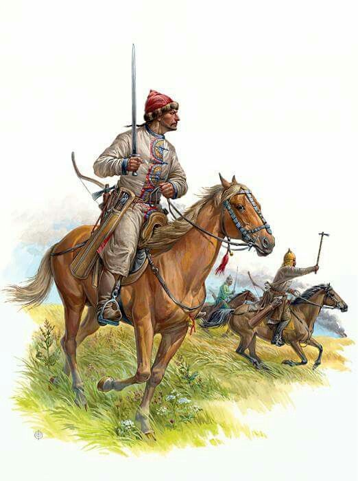 Khazars disperses Old Great Bulgaria
