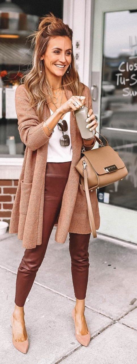brown cardigan brown cardigan