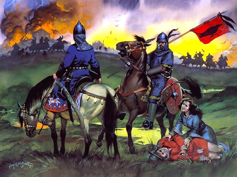 Magyars raid Italy at the suggestion of Arnulf