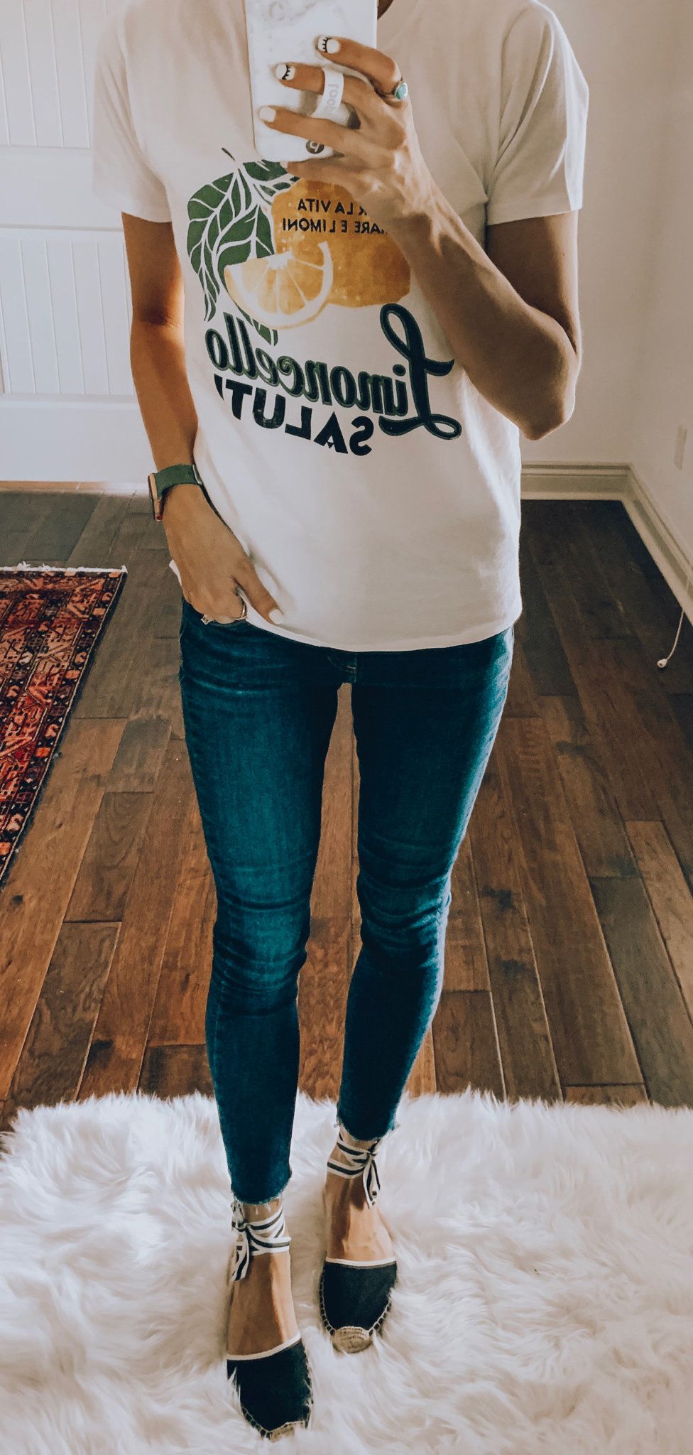 blue denim jeans #spring #outfits