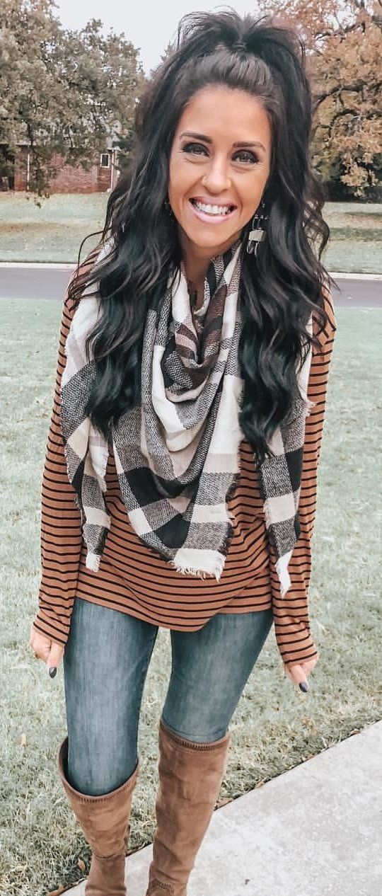 brown striped sweatshirt brown striped sweatshirt