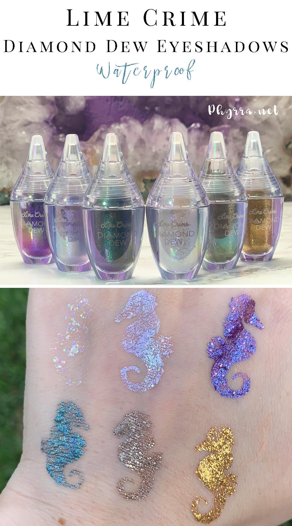 Lime Crime Diamond Dew Glitter Eyeshadows Lime Crime Diamond Dew Glitter Eyeshadows