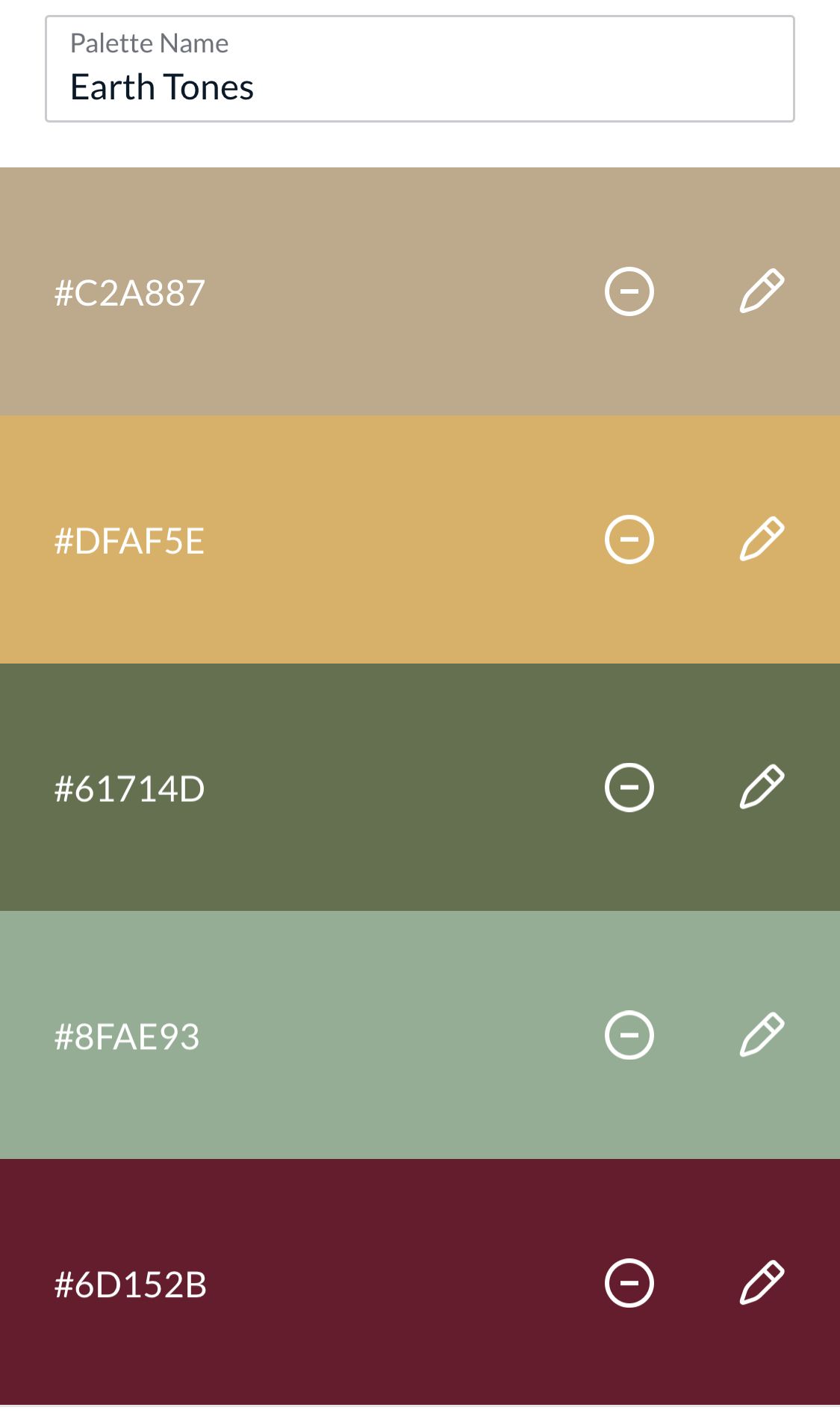 Earth Tones Color Palette | Earth tone color, Earth color palette, House color palettes