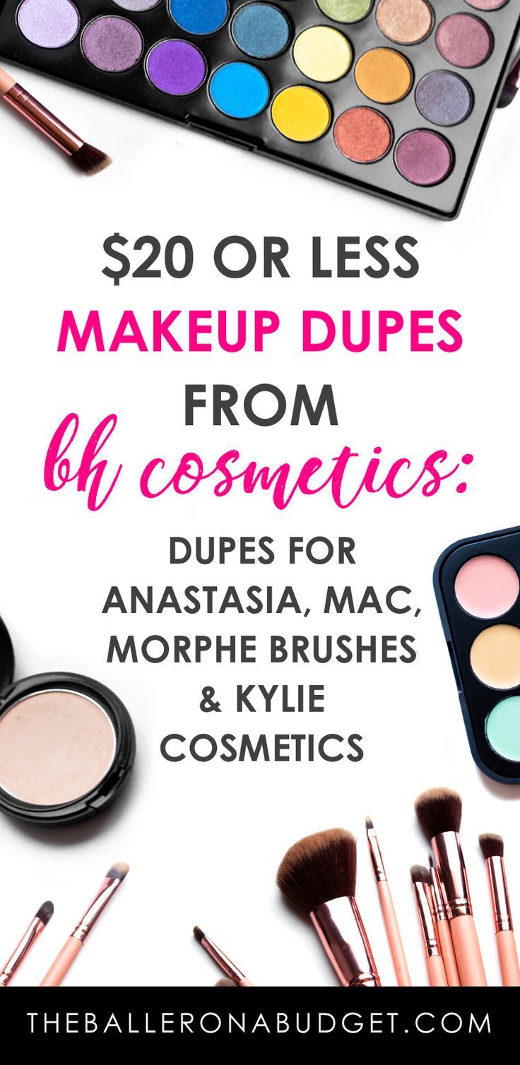 Looking for affordable makeup that compares to big brands like Anastasia, Kylie Cosmetics and MAC? My BH Cosmetics favorites are makeup dupes all under $20. – www.theballeronabudget.com Looking for affordable makeup that compares to big brands like Anastasia, Kylie Cosmetics and MAC? My BH Cosmetics favorites are makeup dupes all under $20. – www.theballeronabudget.com