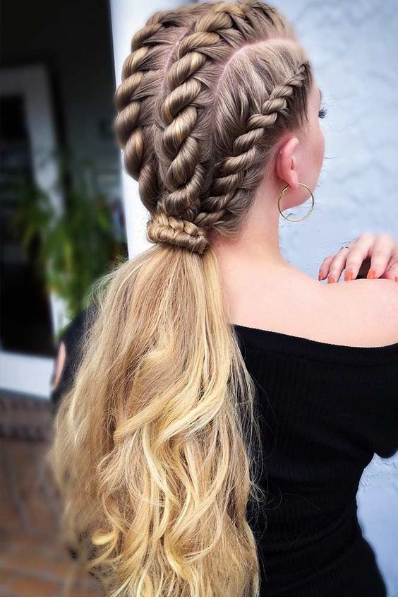 Another style of braid, nice trend Another style of braid, nice trend
