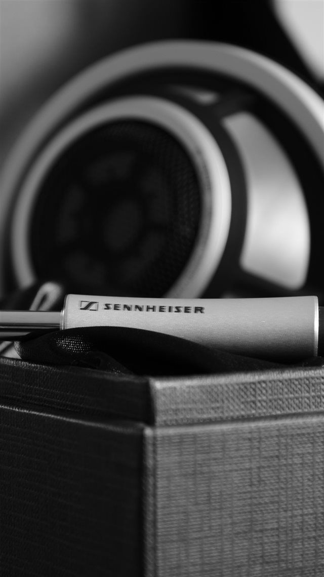 Sennheiser Headphones Wire Bw iPhone 8 wallpaper Sennheiser
