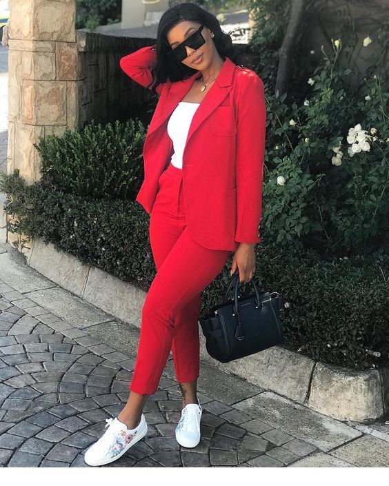 Cute red and white style