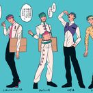 露伴の服まとめ 露伴 ジョジョ 漫画 漫画イラスト 露伴の服まとめ 露伴 ジョジョ 漫画 漫画イラスト