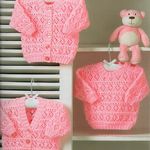 UKHKA 186 Bebé Doble Crochet Tejido Patrón para Zig Zag borde Manta /& Bebe