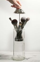Makeup Brush Holder Container Store once Makeup Looks Red Carpet whenever Makeup...