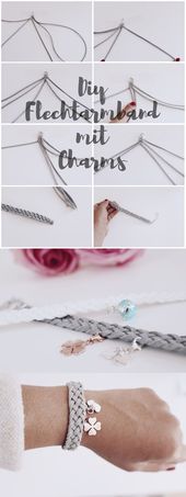 DIY Schmuck Flechtarmbänder