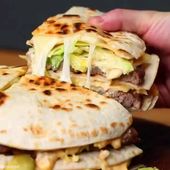 Giant Quesadilla Big Mac⠀ Here's the ingredients you'll need:⠀ _____________...